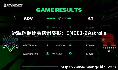 冠军杯循环赛快讯战报：ENCE3-2Astralis